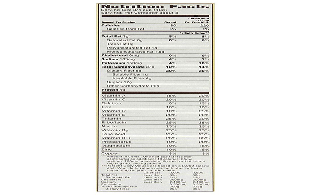 Post Great Grains Cereal Cranberry Almond Crunch   Box  396 grams